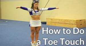 Cheerleading: How to Do a Toe Touch