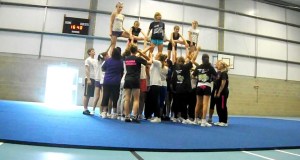 Cheerleading Pyramid at Coaches Conference 2011