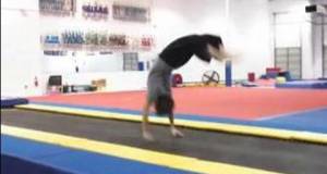 Cheerleading Stunts & Jumps : How to Do Back Handsprings in Cheerleading