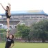 Cheerleading Partner Stunt + GoPro