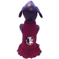 NCAA Florida State Seminoles Cheerleader Dog Dress (Team Color, Large)