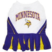 Pet First NFL Minnesota Vikings Pet Cheerleader Outfit, Medium