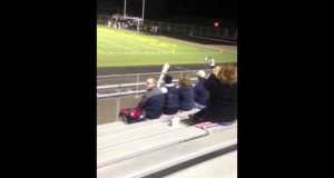 Freeport High School Varsity Cheerleading Running tumbling