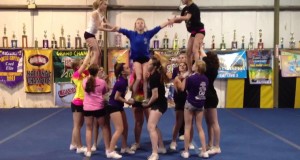 Level 4 Cheerleading Pyramid