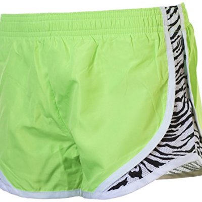 EMC Sports Momentum Shorts, Neon Green/Zebra, Medium