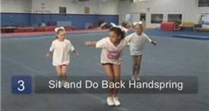 Advanced Cheerleading Tips & Techniques: How to Do a Standing Back Handspring