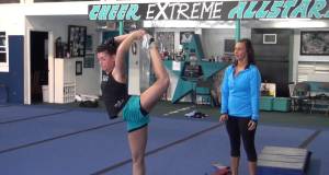 Cheer Extreme Instructional Series Part 2 “Arabesque & Scale Training”  Segment 3