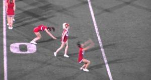 Cheerleader Tumbling Performance