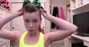Cheerleading Practice ~ Hair, Makeup and Outfit!