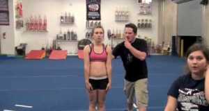 Cheerleading Stunts and tumbling