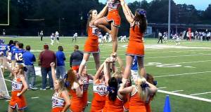 LC Cheerleading Pyramid.