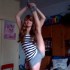 My flexibility – Cheerleading