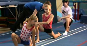 Stretching Warmup Exercise for Gymnastics, Dance, Cheerleading, Trampoline and Flexible Fitness