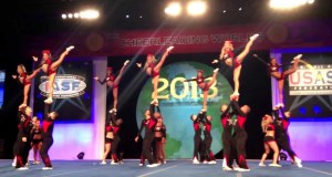 The Cheerleading Wolds 2013 Gym Tyme All Stars – Black Smack International Open Coed Level 5