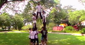 Anselm Cheerleading, Big A Pyramid