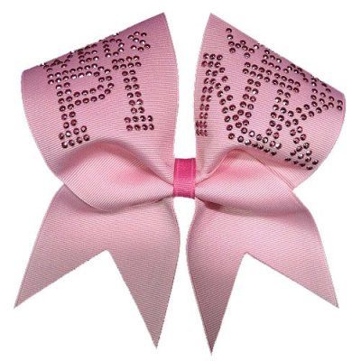 Chosen Bows On Wednesdays We Wear Pink Cheer Bow, Pink