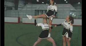 Basic Cheerleading Stunting : Cheer Stunting: L-Stand to Shoulder Sit