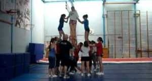 Cheerleading Pyramid