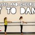 Gymnasts and Cheerleaders Try to Dance!