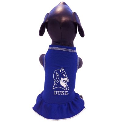 NCAA Duke Blue Devils Cheerleader Dog Dress, Team Color, XX-Small