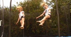 Another Trampoline Cheer Fun day