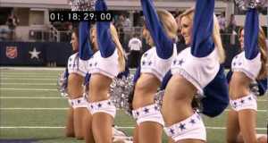 Dallas Cowboy Cheerleaders dancing to “Shakin’ That Tailgate” by Trailer Choir