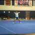 Hannah rehearsal for freshman cheerleading tryouts…March 2009…tumbling, jumps & individual cheer
