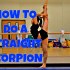 How to do a scorpion/straight scorpion-Gymnastics,dance,cheerleading tutorial