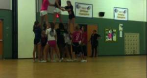 Lindbergh HS Varsity Cheerleading Split Pyramid
