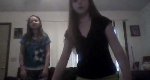 Me and Ash doing gymnastics and cheerleading plz watch