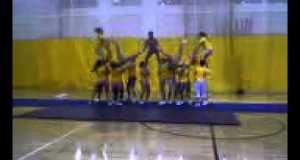 UNCG Cheerleading Wallow Pyramid