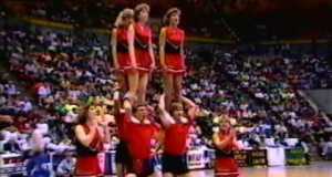 1986 Southridge Cheerleaders Pyramid Tumble