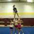 All-Girl Cheerleading Stunt (Practice)