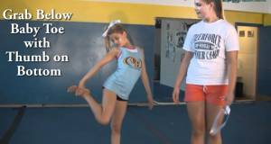 Cheerleading Scorpion and Cheerleading Stretches, Heel Stretch, Scale
