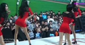 Hot Korean Cheerleader Dance to Korean Song Video 2