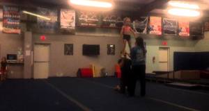 Marilyn learning to stunt :)