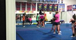 Amber Learning how to stunt