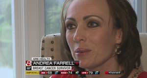 Colts honor former cheerleader, breast cancer survivor