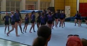 Gymnastics-Cheerleading Routine