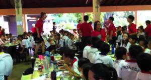 The “Hungry Cheer” at MOE Jalan Bahtera Adventure Campsite