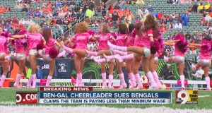 Bengals cheerleader sues team over payment