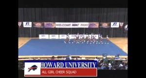Howard Cheers at the 2012 MEAC Cheerleading Competition
