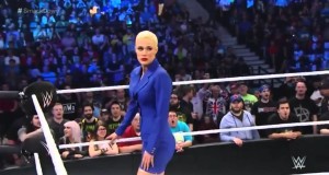 Lana says cheering for her angers Rusev – WWE Smackdown Segment – May 7th, 2015